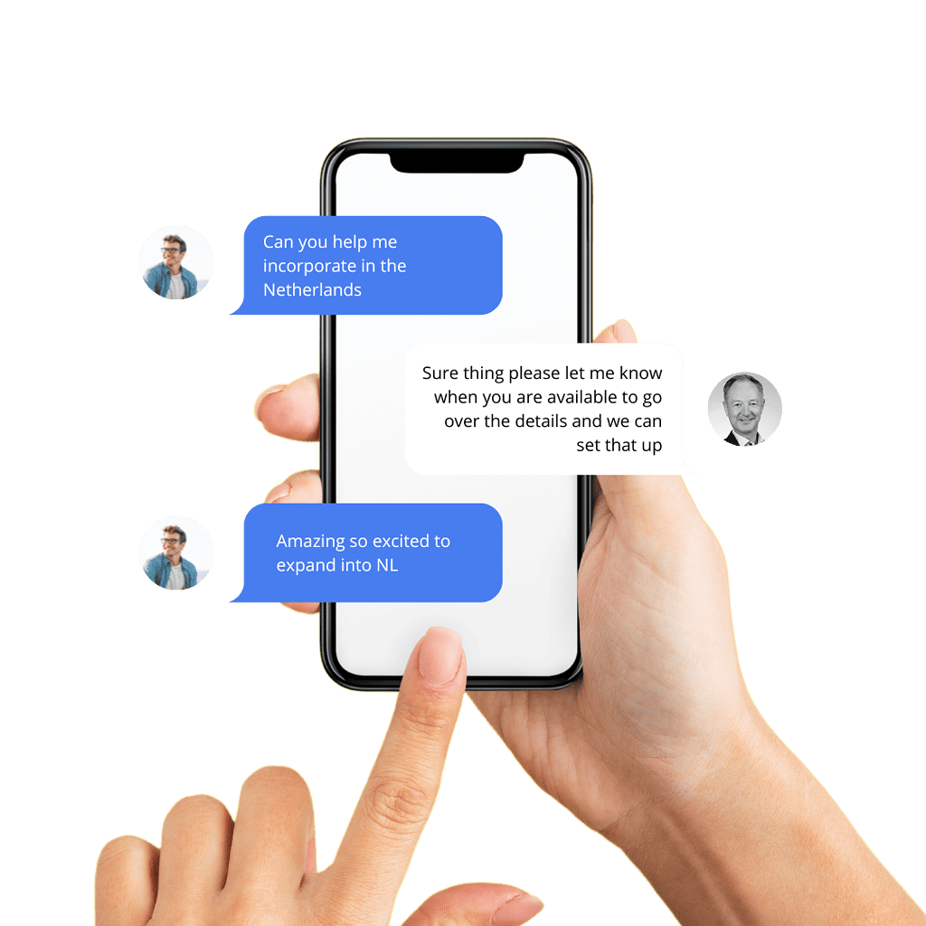 conversation on mobile